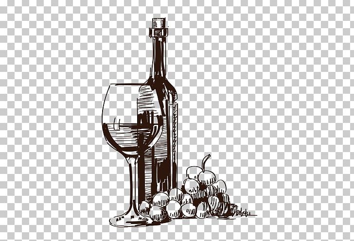 Red Wine Champagne Grape Rosxe9 PNG, Clipart, Art, Barware, Black, Black And White, Glass Free PNG Download