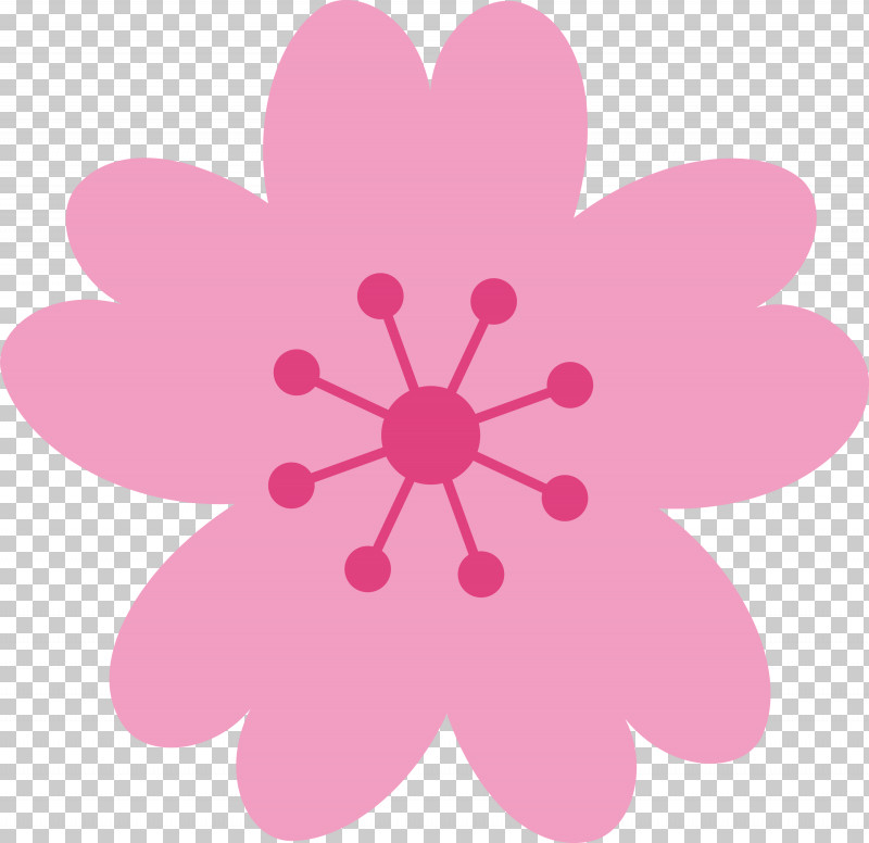 Cherry Flower Floral Flower PNG, Clipart, Cherry Flower, Floral, Flower, Magenta, Petal Free PNG Download