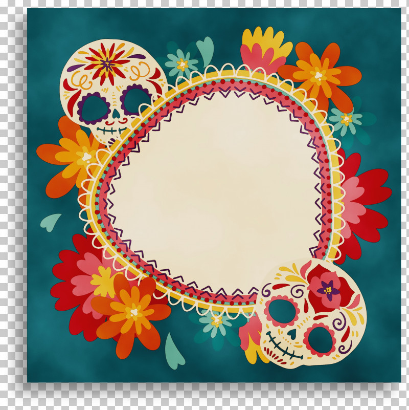 Picture Frame PNG, Clipart, Floral Design, Meter, Mexican Elements, Paint, Petal Free PNG Download
