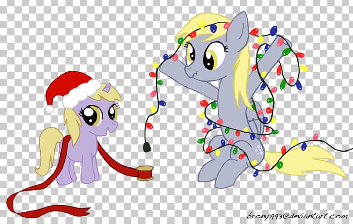 Derpy Hooves Pinkie Pie Rarity Pony Christmas PNG, Clipart, Cartoon, Christmas Card, Christmas Decoration, Christmas Lights, Fictional Character Free PNG Download