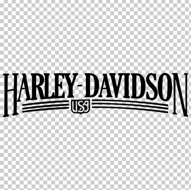 Harley-Davidson Motorcycle Logo Decal Sticker PNG, Clipart, 1 Cycle Center Harleydavidson, Area, Black, Black And White, Brand Free PNG Download