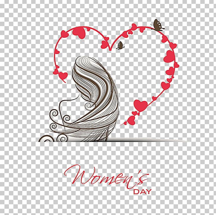International Womens Day March 8 Valentines Day Greeting Card Illustration PNG, Clipart, Child, Childrens Day, Creative Background, Creative Graphics, Creativity Free PNG Download