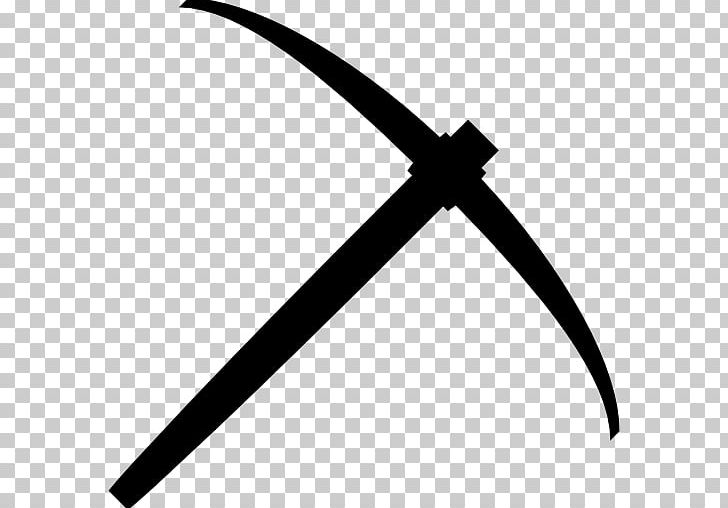 Pickaxe Computer Icons Tool PNG, Clipart, Angle, Black And White, Computer Icons, Download, Encapsulated Postscript Free PNG Download