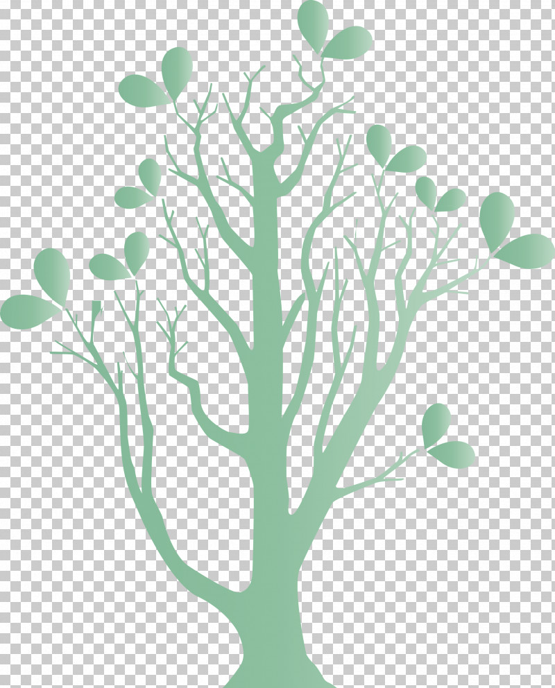 Green Branch Leaf Tree Plant PNG, Clipart, Abstract Tree, Branch, Cartoon Tree, Flower, Grass Free PNG Download