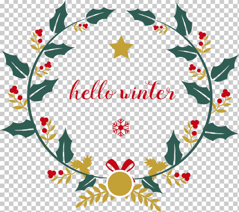 Hello Winter Winter PNG, Clipart, Christmas Carol, Christmas Day, Christmas Decoration, Drawing, Floral Design Free PNG Download