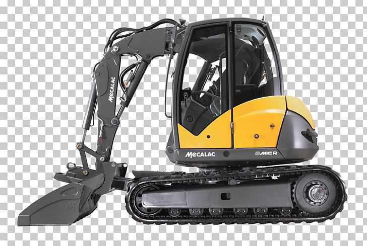 Excavator Groupe MECALAC S.A. Loader Heavy Machinery PNG, Clipart, Architectural Engineering, Automotive Exterior, Automotive Tire, Backhoe Loader, Bucket Free PNG Download