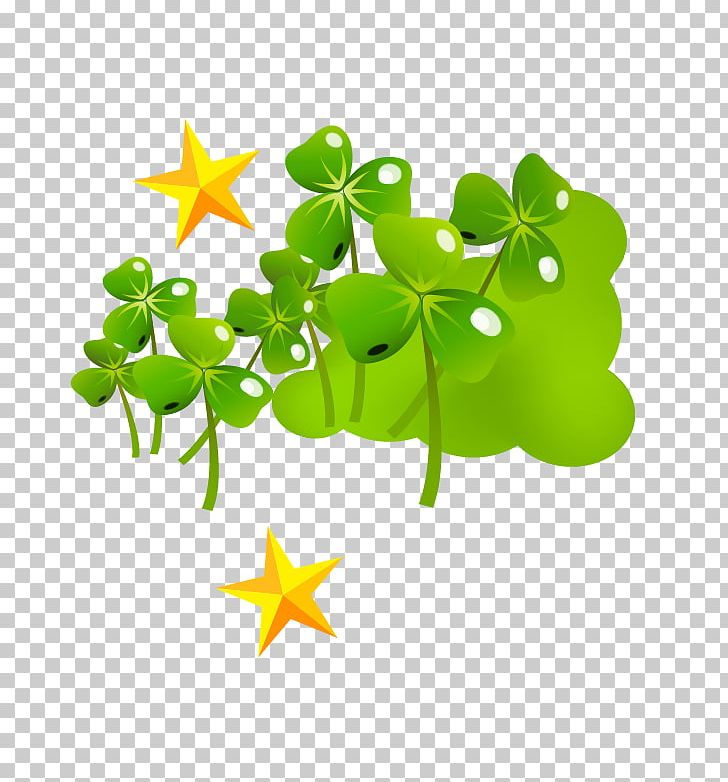 Four-leaf Clover PNG, Clipart, Cartoon, Christmas Decoration, Clover, Clover Vector, Decor Free PNG Download