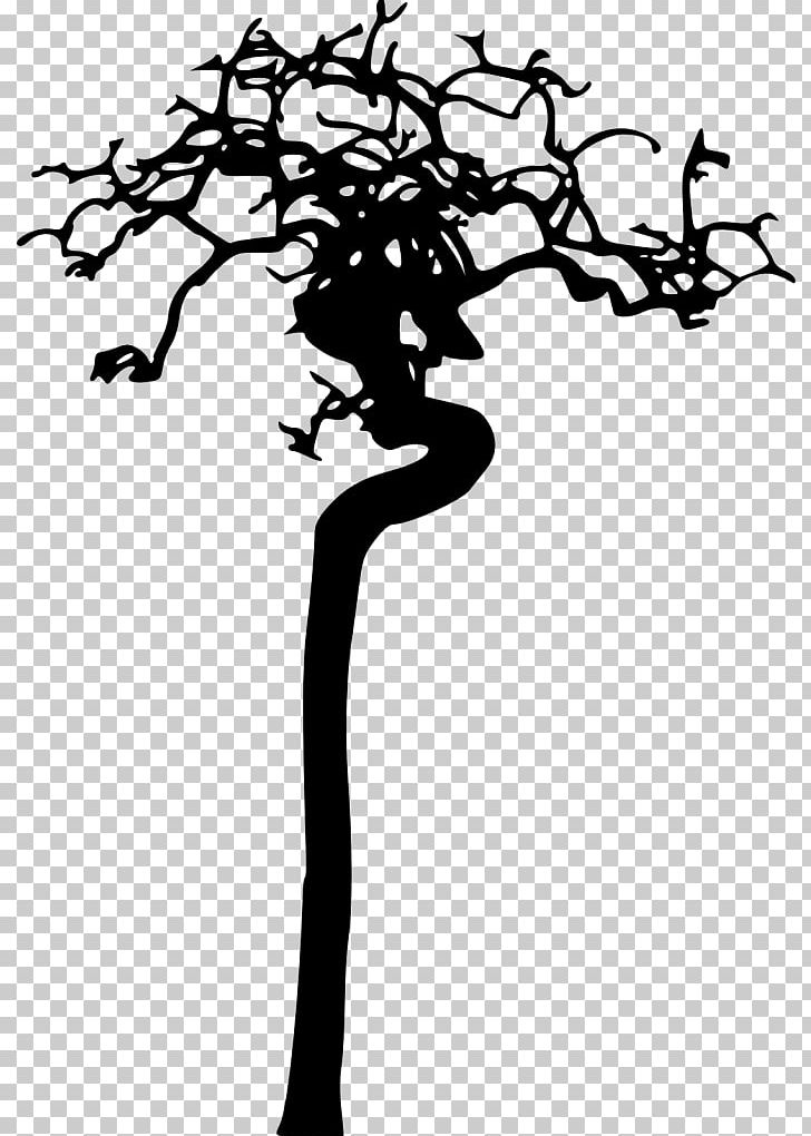 Branch Silhouette Black And White PNG, Clipart, Animals, Artwork, Bare, Black And White, Branch Free PNG Download