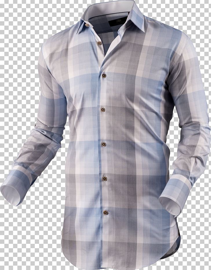 Dress Shirt Long-sleeved T-shirt Tartan Blouse PNG, Clipart, Blouse, Button, Circle, Clothing, Collar Free PNG Download
