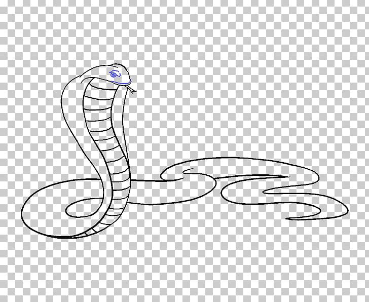 King Cobra Snake Drawing PNG, Clipart, Animals, Area, Art, Artwork, Black And White Free PNG Download
