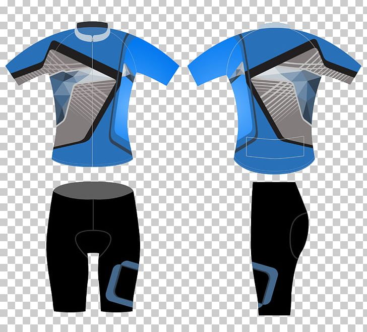 T-shirt Cycling Clothing Illustration PNG, Clipart, Angle, Blue, Brand, Electric Blue, Fashion Free PNG Download