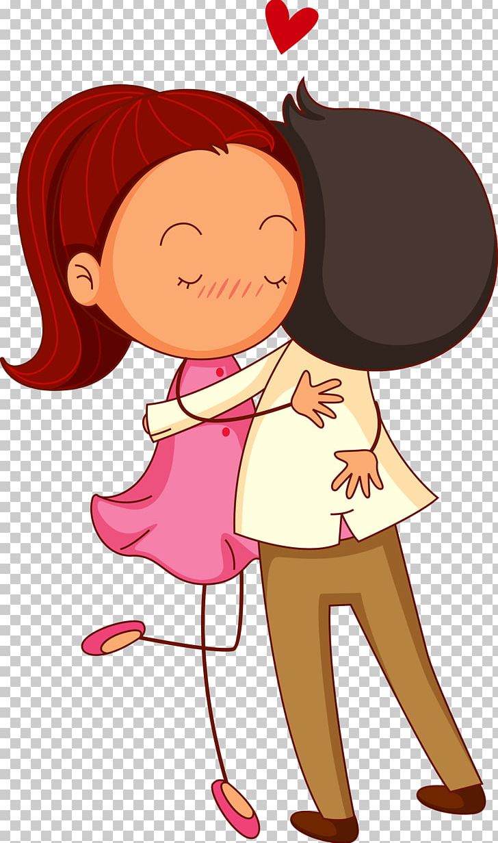 Hug Cartoon Drawing Illustration PNG, Clipart, Boy, Cartoon Couple, Cheek, Child, Clothing Free PNG Download