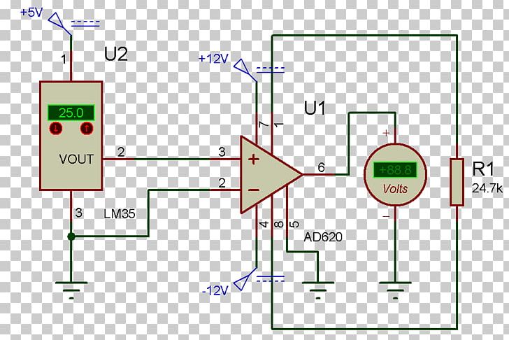 Sensor Electronics Instrumentation Amplifier Proteus Design Suite Electrical Engineering PNG, Clipart, Amplifier, Angle, Arduino, Area, Diagram Free PNG Download