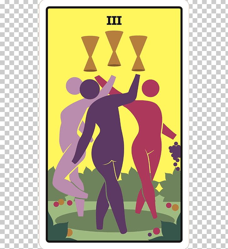 Tarot Suit Of Cups Three Of Cups Playing Card PNG, Clipart, Area, Art, Computer Icons, Cup, Emotion Free PNG Download