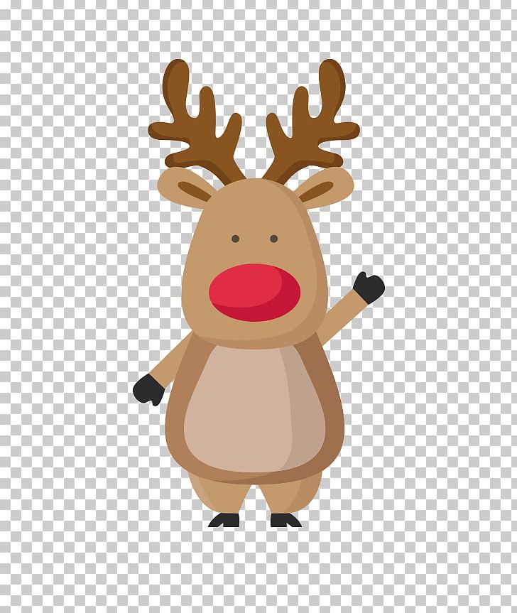 Rudolph Reindeer Santa Claus Village Christmas PNG, Clipart,  Free PNG Download