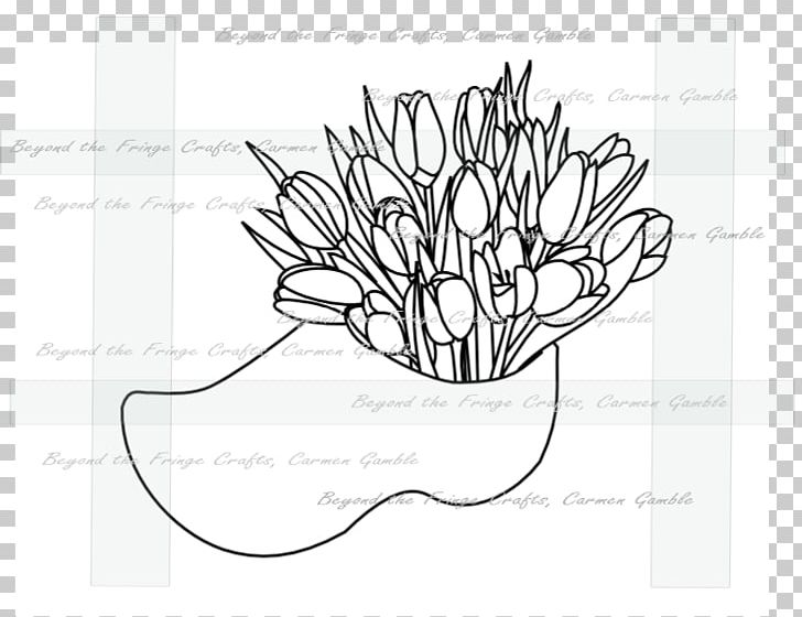 holland clipart black and white