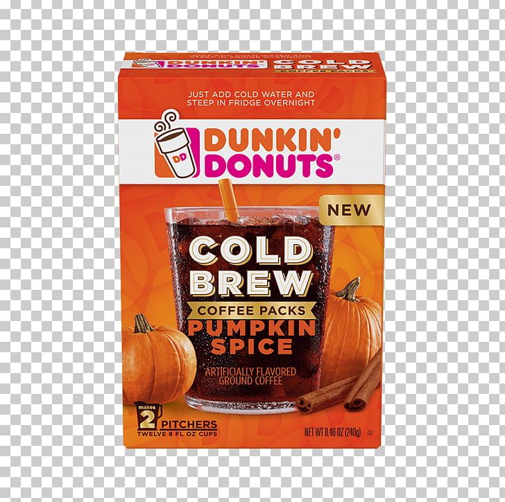 Cold Brew Coffee Pumpkin Pie Spice Dunkin' Donuts PNG, Clipart,  Free PNG Download