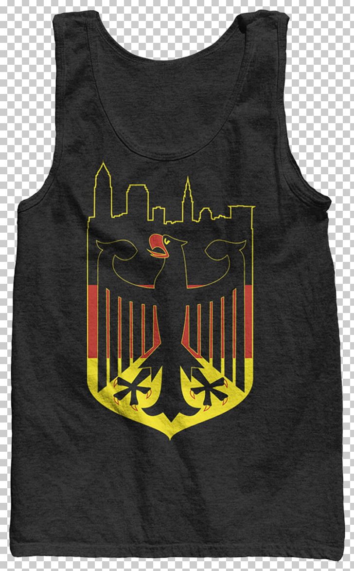 T-shirt Sleeveless Shirt Germany Gilets PNG, Clipart, Active Tank, Black, Black M, Brand, Clothing Free PNG Download