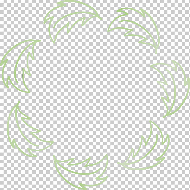 White Green Leaf Plant Line Art PNG, Clipart, Floral Frame, Flower Frame, Green, Leaf, Line Art Free PNG Download