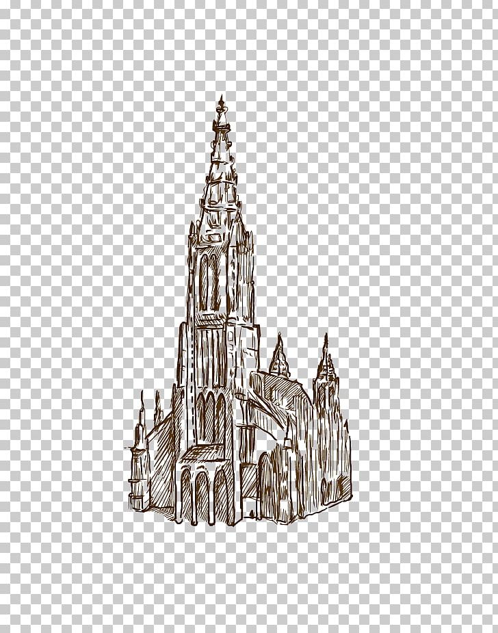 Gothic Architecture PNG, Clipart, Black And White, Building, Cathedral, Drawing, Gothic Vector Free PNG Download