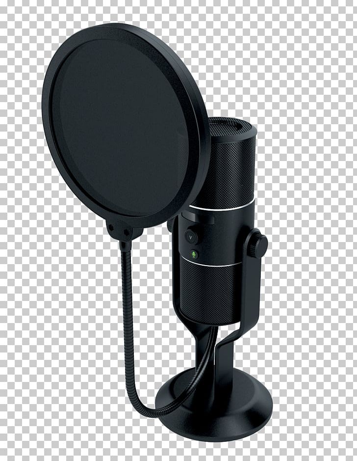 Microphone Razer Seiren Pro Recording Studio Sound Recording And Reproduction PNG, Clipart, Angle, Camera Accessory, Electronics, Gamer, Hardware Free PNG Download