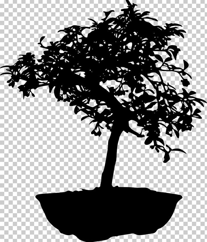 Silhouette Bonsai Tree PNG, Clipart, Animals, Black And White, Bonsai, Bonsai Tree, Branch Free PNG Download