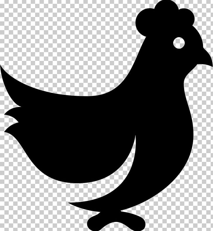 Silkie Computer Icons Chicken Meat PNG, Clipart, Animals, Artwork, Beak, Bird, Black And White Free PNG Download