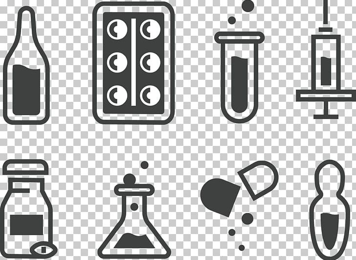 Chemistry Hospital Icon PNG, Clipart, Background White, Black And White, Black White, Brand, Chemical Vector Free PNG Download