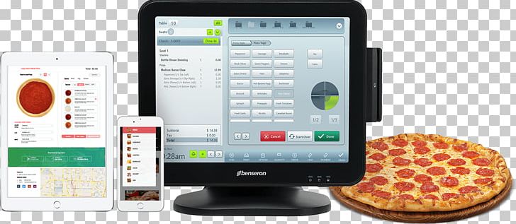 Smartphone Pizza Point Of Sale Restaurant Computer Software PNG, Clipart, Communication, Computer Software, Delivery, Electronic Device, Electronics Free PNG Download