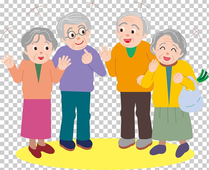 Cartoon Old Age PNG, Clipart, Boy, Carnival, Carnival Party, Child, Conversation Free PNG Download