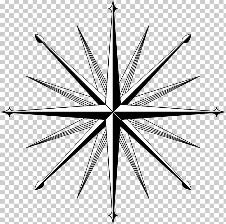 Nautical Star Computer Icons PNG, Clipart, Angle, Black And White, Compass, Compass Rose, Computer Icons Free PNG Download