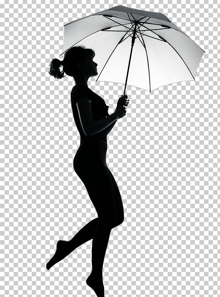 Silhouette Stock Photography Umbrella PNG, Clipart, Black, Black And White, Business Woman, Cartoon, Fashion Accessory Free PNG Download