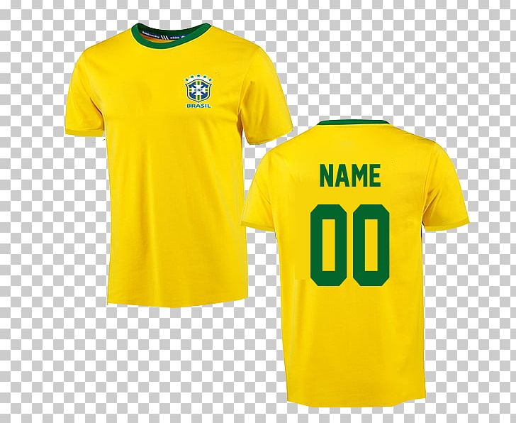 T-shirt Brazil National Football Team Jersey Sleeve PNG, Clipart, Active Shirt, Brand, Brazil, Brazil Football, Brazil National Football Team Free PNG Download