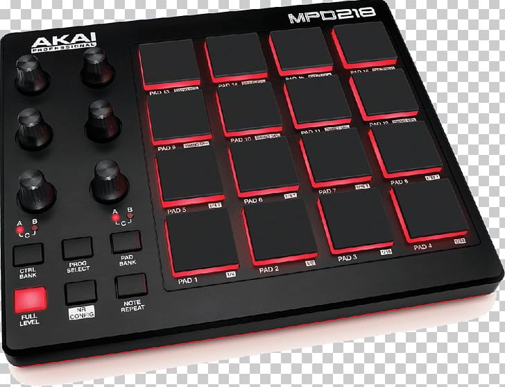 Akai Professional MPD218 Akai MPC MIDI Controllers Ableton Live PNG, Clipart, Ableton Live, Akai, Akai Mpc, Akai Mpd232, Akai Professional Apc Mini Free PNG Download