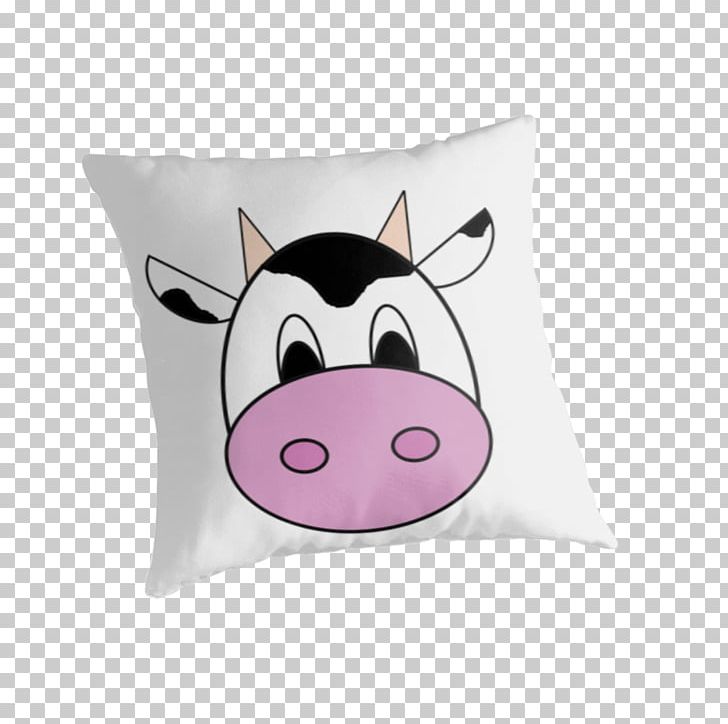 Pig Throw Pillows Cushion Textile PNG, Clipart, Animals, Animated Cartoon, Cow Cute, Cushion, Material Free PNG Download