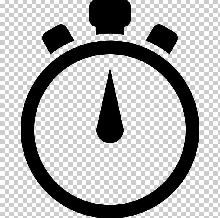 Stopwatch Computer Icons Timer PNG, Clipart, Accessories, Area, Black And White, Chronometer Watch, Circle Free PNG Download