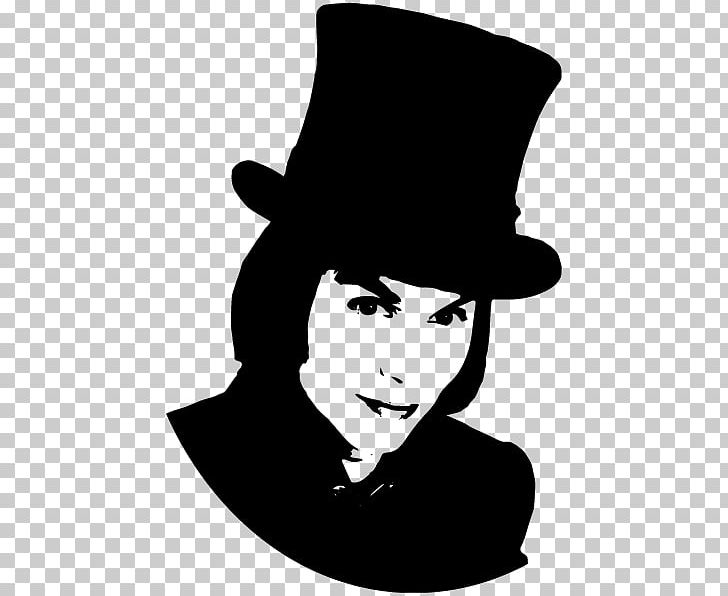 The Willy Wonka Candy Company Charlie And The Chocolate Factory Film Producer PNG, Clipart, Black, Black And White, Character, Cowboy Hat, Fedora Free PNG Download