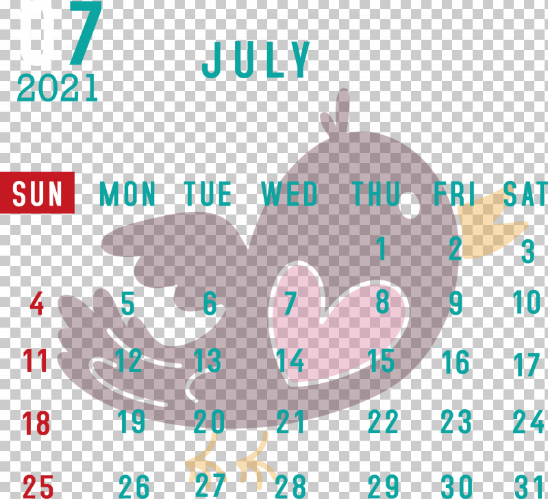 July 2021 Calendar July Calendar 2021 Calendar PNG, Clipart, 2021 Calendar, Cartoon, Diagram, Geometry, July Calendar Free PNG Download