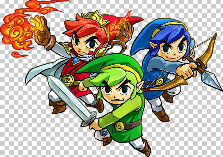 The Legend Of Zelda: Tri Force Heroes Electronic Entertainment Expo 2015 Nintendo Video Game PNG, Clipart, Art, Cartoon, Computer Wallpaper, Cooperative Gameplay, Fictional Character Free PNG Download
