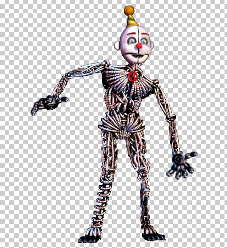 Five Nights At Freddy's: Sister Location Animatronics Endoskeleton PNG, Clipart, Action Figure, Animatronics, Art, Clown, Costume Free PNG Download