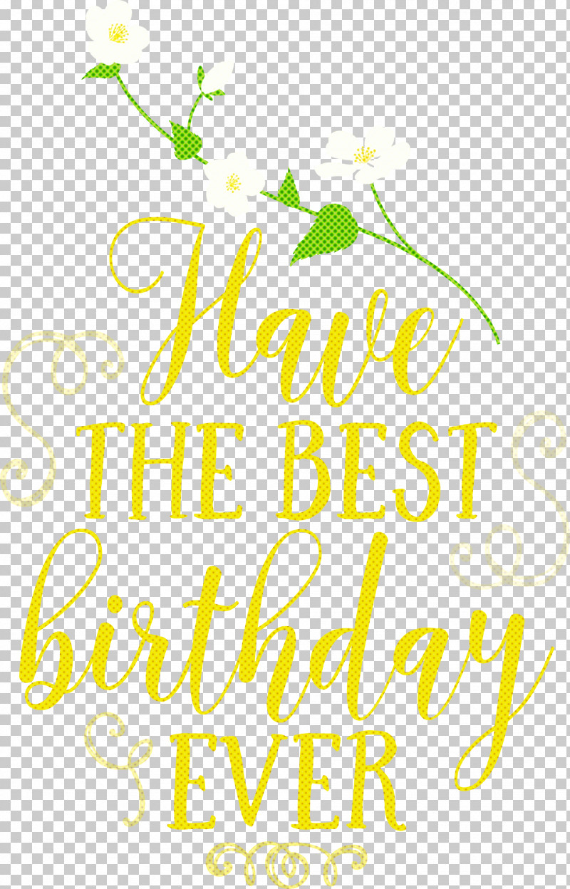 Birthday Best Birthday PNG, Clipart, Birthday, Branching, Floral Design, Flower, Happiness Free PNG Download
