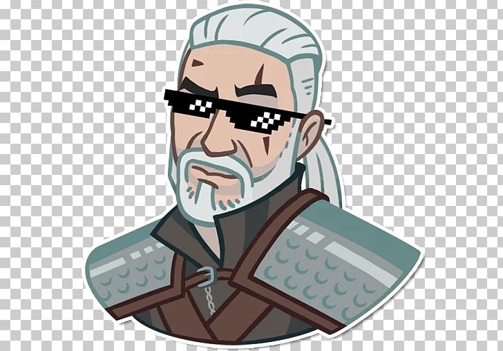 The Witcher 3: Wild Hunt – Blood And Wine Geralt Of Rivia Telegram Sticker PNG, Clipart, Android, Beyblade Burst App, Cartoon, Eyewear, Facial Hair Free PNG Download