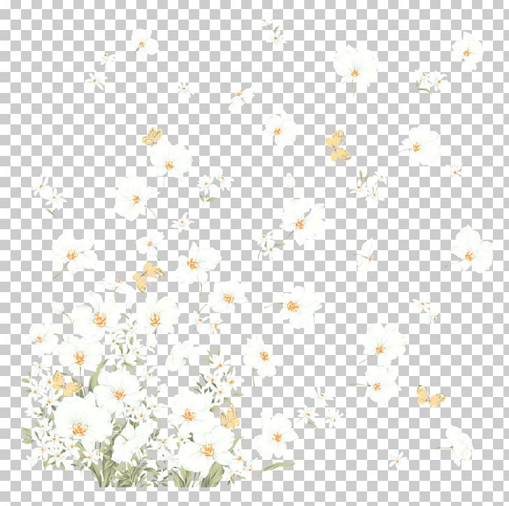 White Flower PNG, Clipart, Branch, Cartoon, Cartoon Creative, Color, Creative Free PNG Download