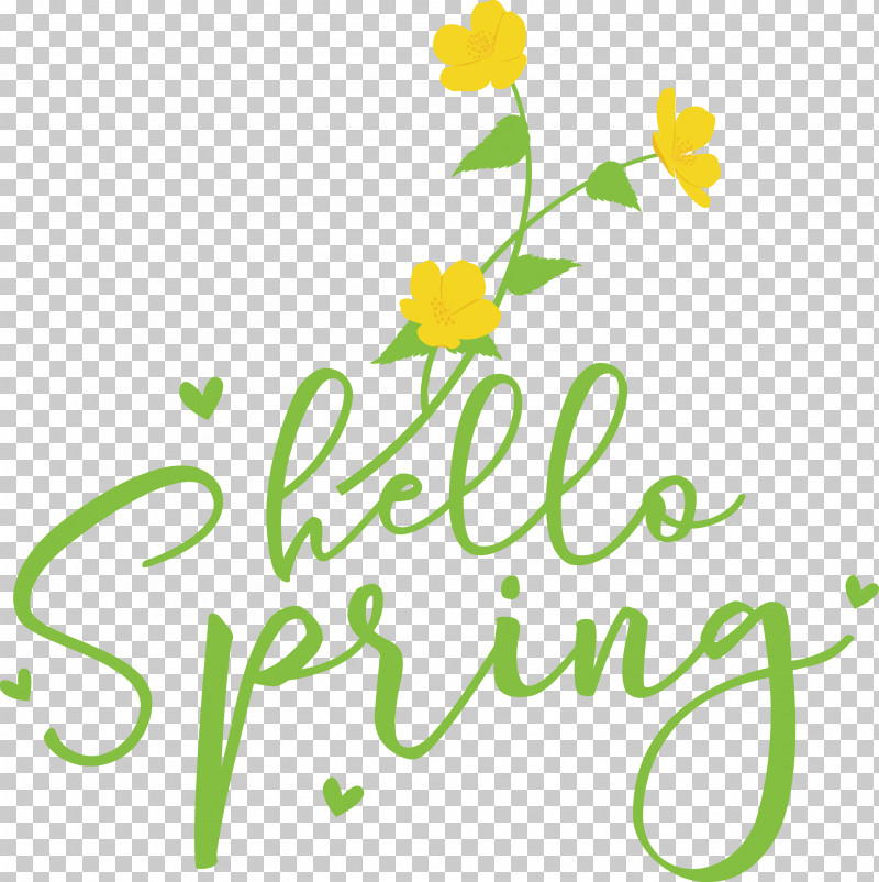 Hello Spring Spring PNG, Clipart, Floral Design, Hello Spring, Logo, Royaltyfree, Silhouette Free PNG Download