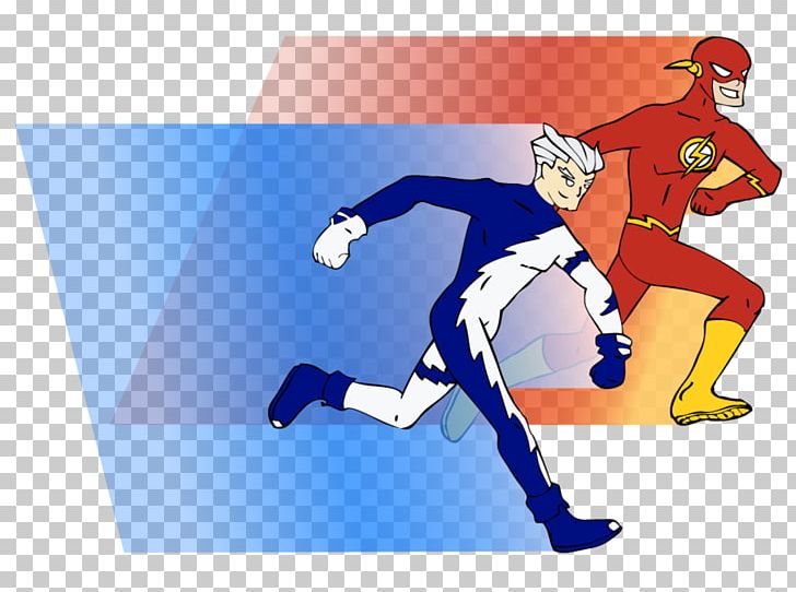 Quicksilver Kid Flash Wally West Comics PNG, Clipart, Art, Baseball Equipment, Blue, Cartoon, Character Free PNG Download
