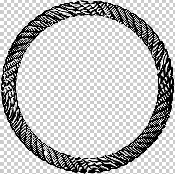Rope Lasso PNG, Clipart, Black And White, Body Jewelry, Chain, Circle, Clip Art Free PNG Download