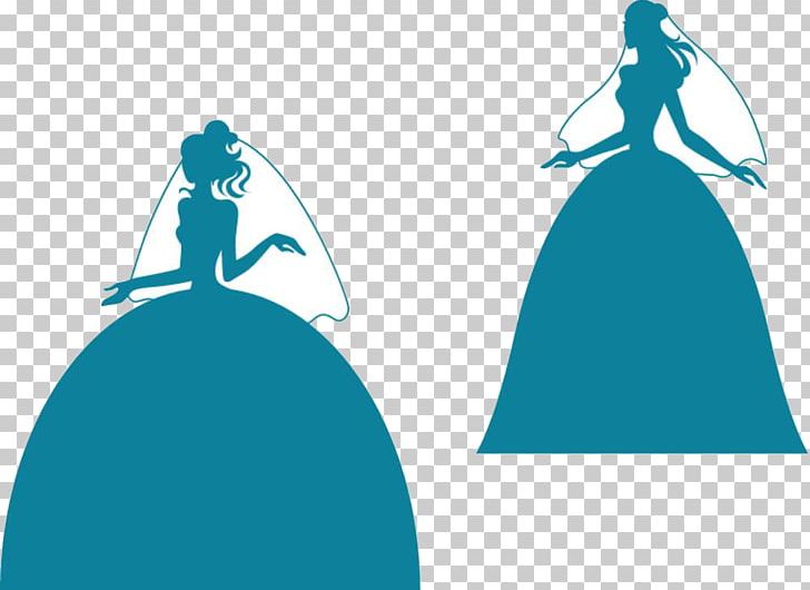 Wedding Invitation Wedding Dress Bride Silhouette PNG, Clipart, Blue, Brand, Cartoon, Chinese, Chinese Bride Free PNG Download