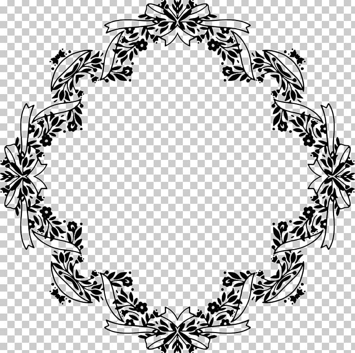 Floral Design Ornament PNG, Clipart, Abstract Art, Art, Black And White, Body Jewelry, Circle Free PNG Download