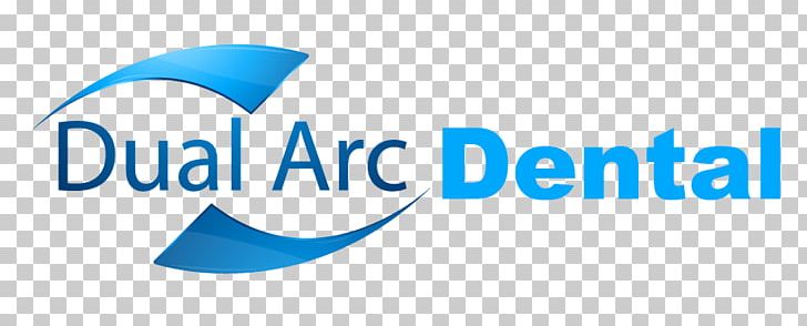 Logo Dual Arc Dental Brand Trademark PNG, Clipart, Area, Azure, Blue, Brand, Dentist Free PNG Download