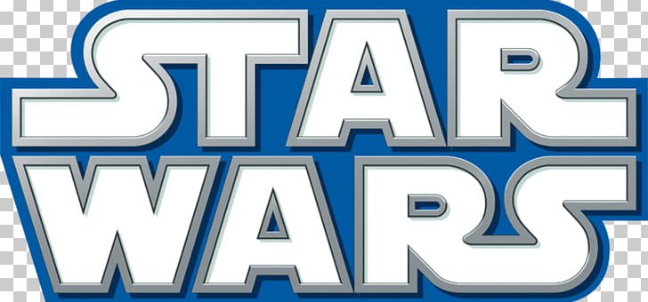 Logo Lego Star Wars Blue Brand PNG, Clipart, Area, Blue, Brand, Desktop Wallpaper, Fantasy Free PNG Download